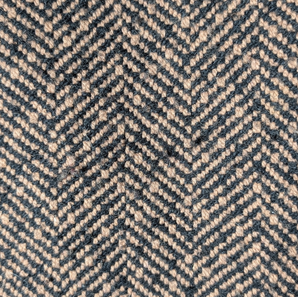 Giacca Brown Tweed Pea Coat S - Picture 3 of 9